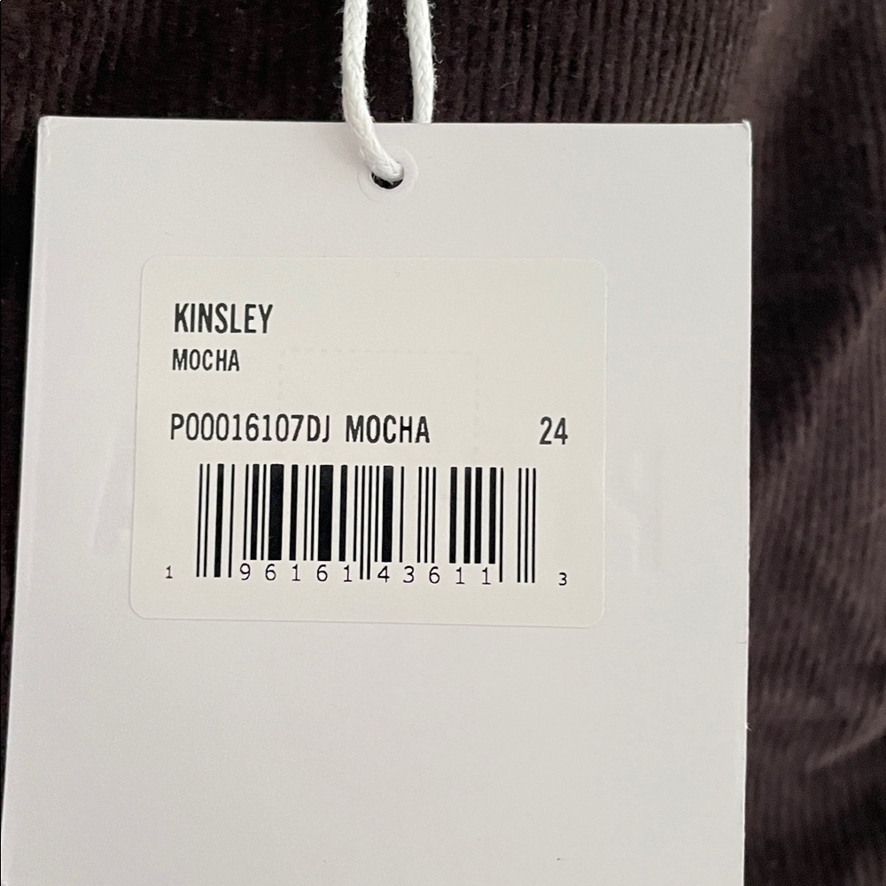 Pistola mocha brown corduroy flared jeans with copper hardware - Picture 5 of 14